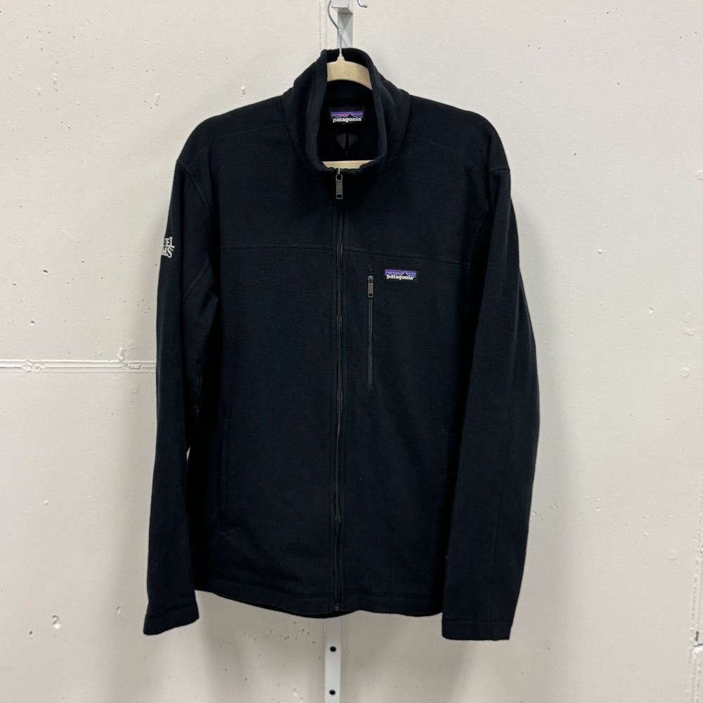 Patagonia Men's Micro D Full Zip Fleece Jacket Black Large 26171 SP18 Gorpcore